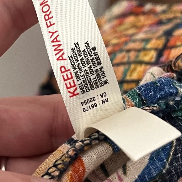 ANTHROPOLOGIE Shari Harem Floral Drop Waist Pants Size XS - Picture 7 of 13